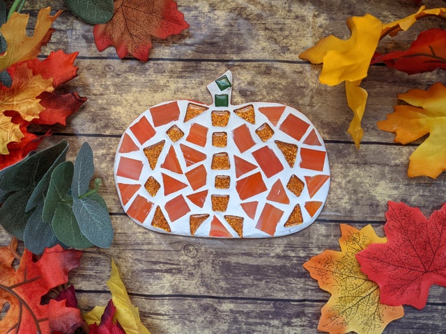  WEBEEDY DIY Pumpkin Mosaic Kits for Kids Crystal