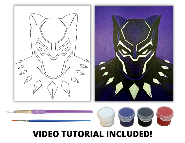 Black Panther Canvas & Sign Painting