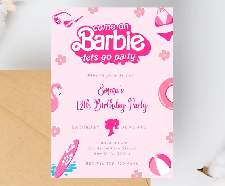 BARBIE PAINTING PARTY