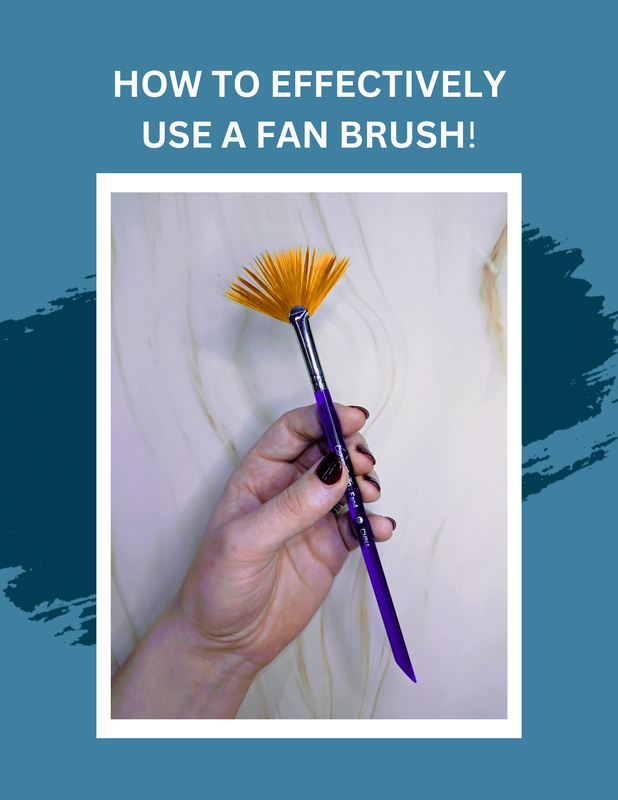 how to use a fan brush