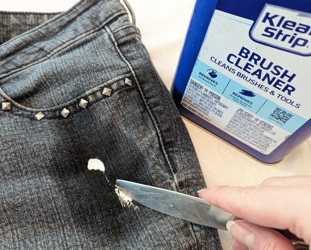 how to remove acrylic paint from clothes