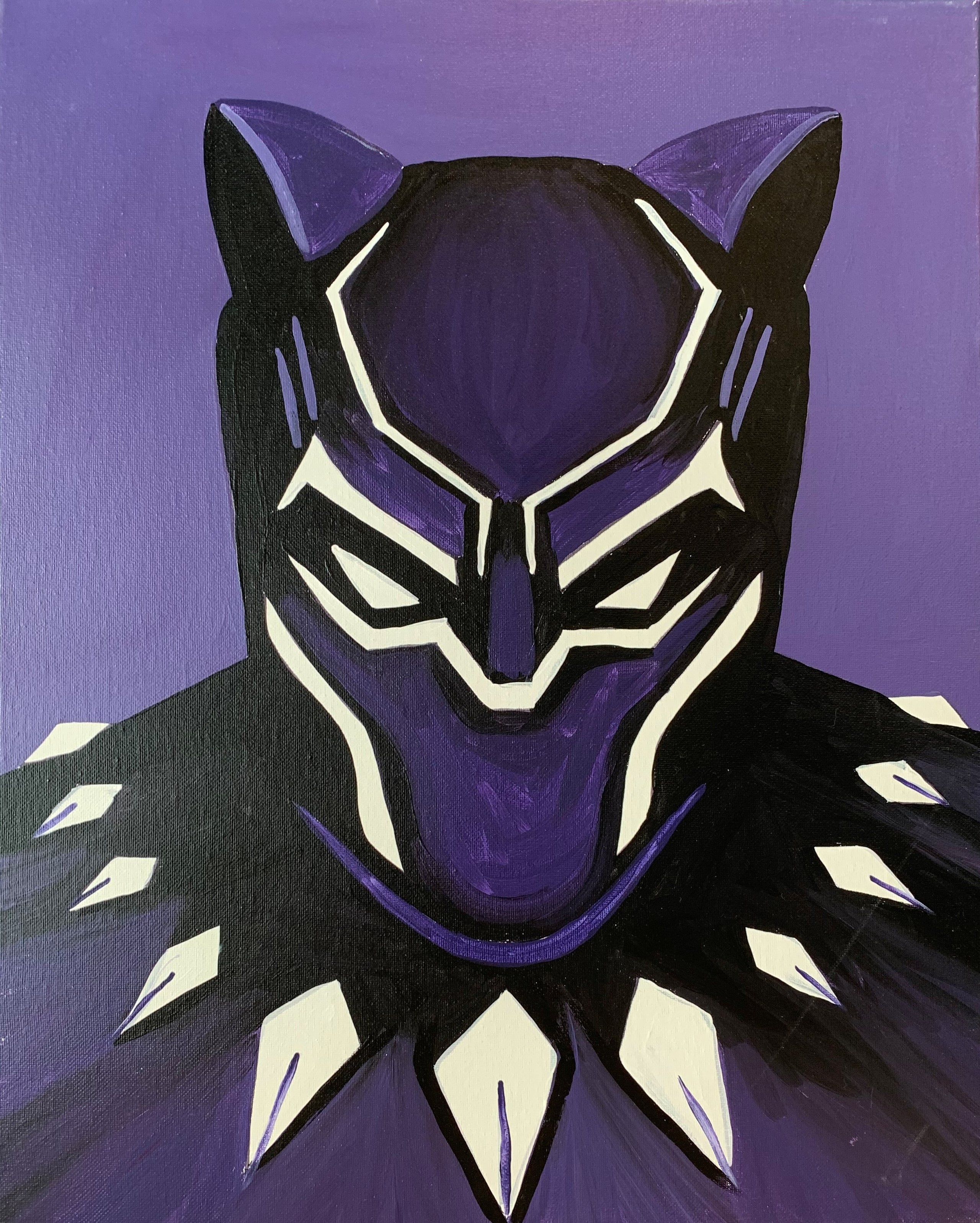 black panther face paint