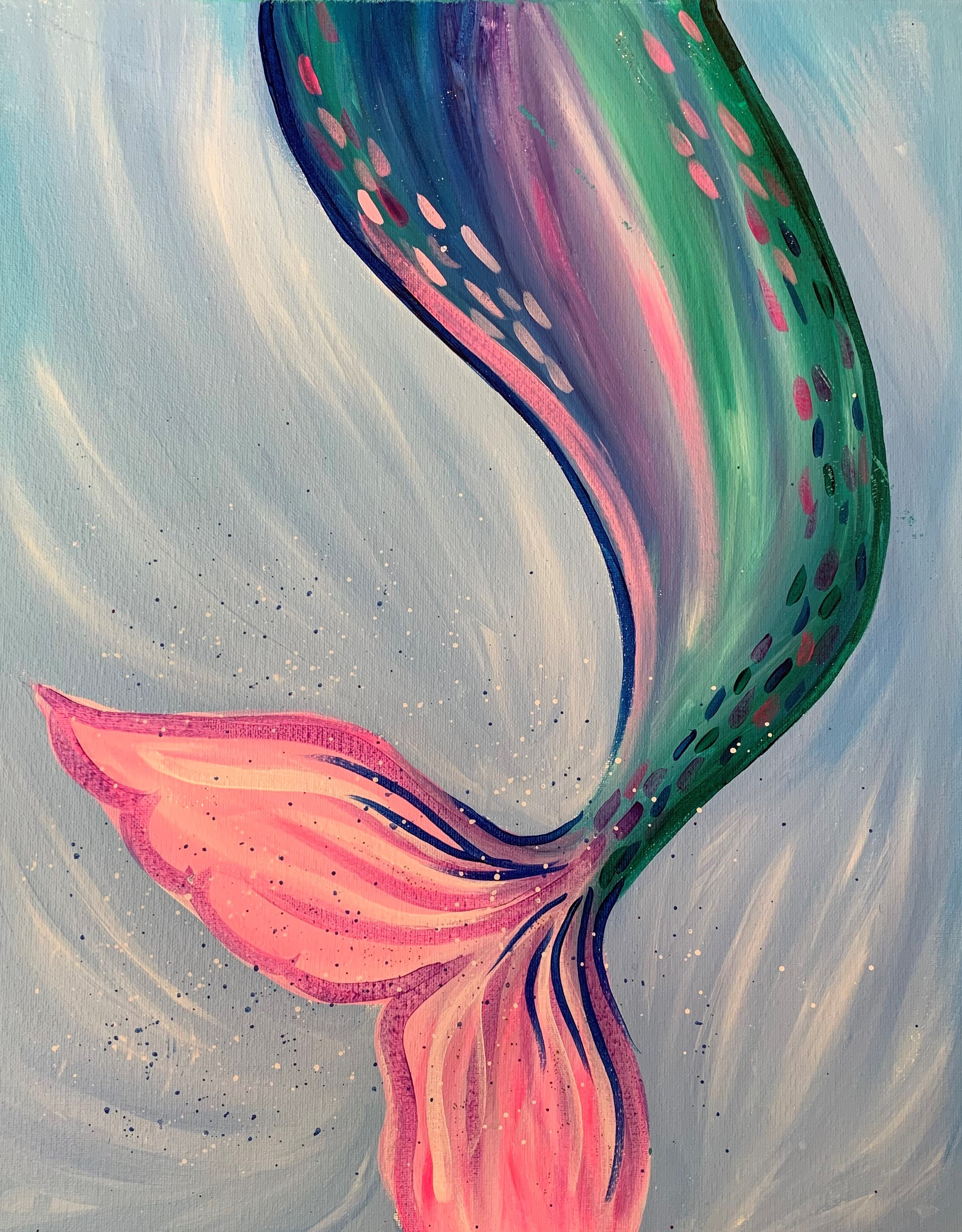 mermaid tail art