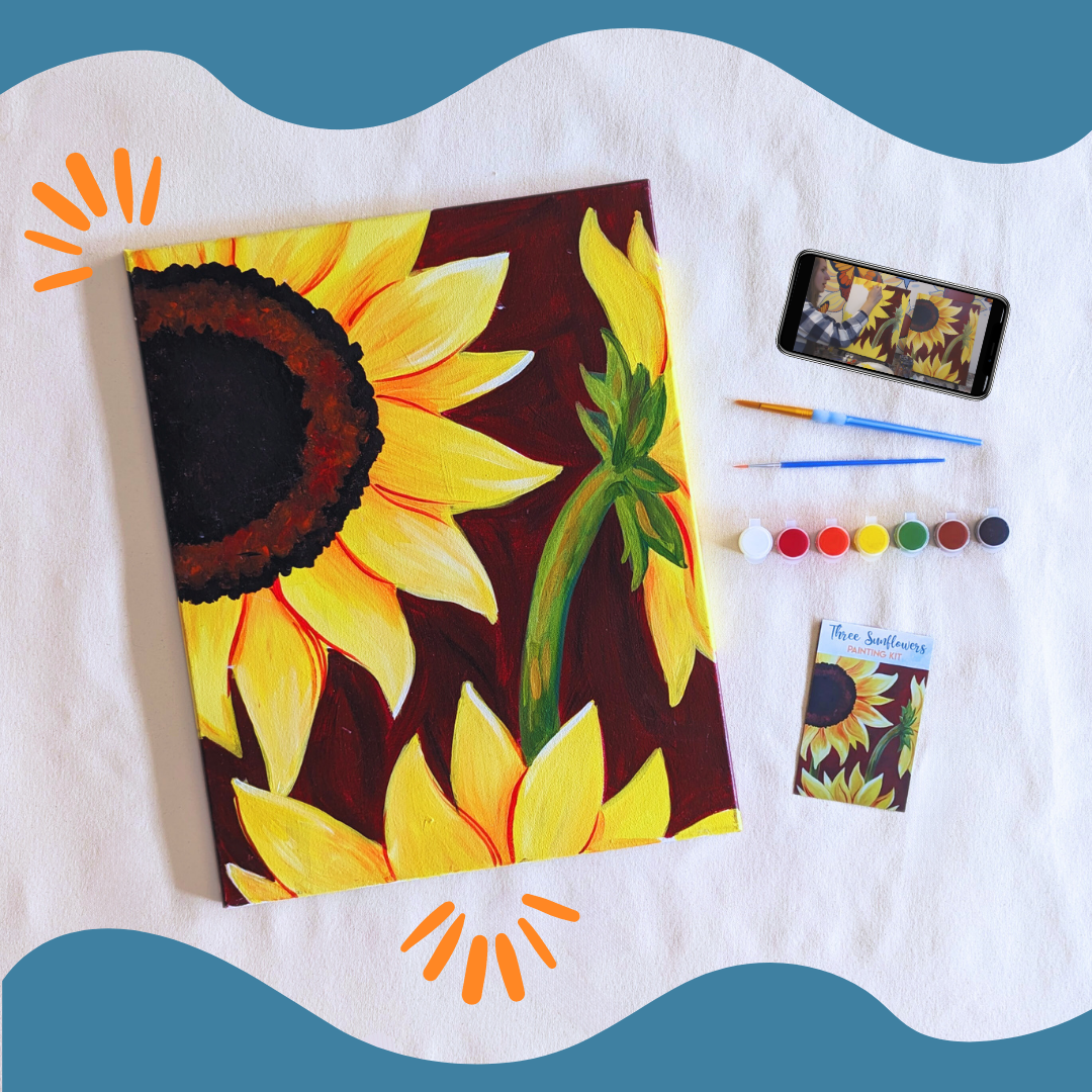 Three Sunflowers Canvas & Sign Painting