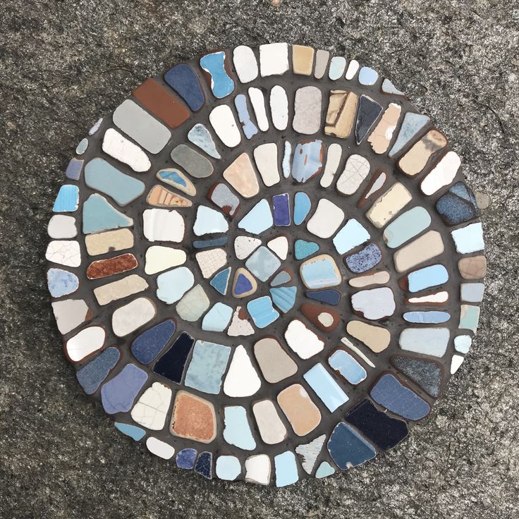 ocean inspired mosaic
